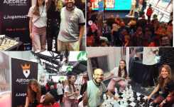 AJEDREZ CON CABEZA EN LA III FERIA SENIOR en el WIZINK CENTER