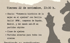 AJEDREZ CON CABEZA EN LA UNIVERSIDAD COMPLUTENSE DE MADRID